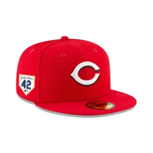 Store Cincinnati Reds Jackie Robinson Day 2024 59FIFTY Fitted Hat - KTGCaps - Baseball caps for various teams, purchased online at a discount