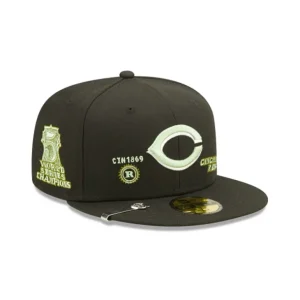 Shop Cincinnati Reds Money 59FIFTY Fitted Hat - KTGCaps - Baseball caps for various teams, purchased online at a discount
