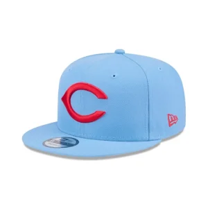 Online Cincinnati Reds Sky Blue 9FIFTY Snapback Hat - KTGCaps - Baseball caps for various teams, purchased online at a discount