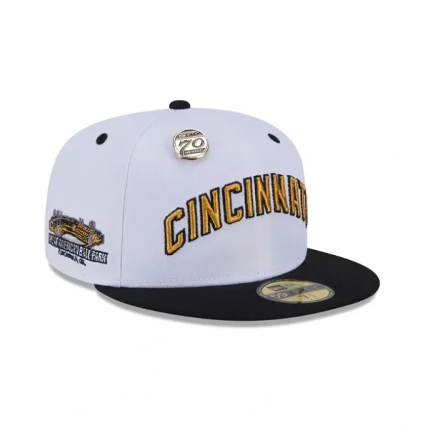 Best Cincinnati Reds 70th Anniversary 59FIFTY Fitted Hat - KTGCaps - Baseball caps for various teams, purchased online at a discount
