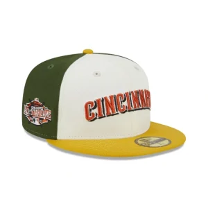 Outlet Cincinnati Reds Two Tone Honey 59FIFTY Fitted Hat - KTGCaps - Baseball caps for various teams, purchased online at a discount