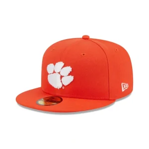 Online Clemson Tigers Orange 59FIFTY Fitted Hat - KTGCaps - Baseball caps for various teams, purchased online at a discount