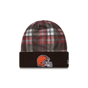 Shop Cleveland Browns 2024 Cold Weather Statement Knit Beanie - KTGCaps - Baseball caps for various teams, purchased online at a discount