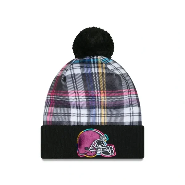 Best Sale Cleveland Browns 2024 Crucial Catch Sport Pom Knit Hat - KTGCaps - Baseball caps for various teams, purchased online at a discount