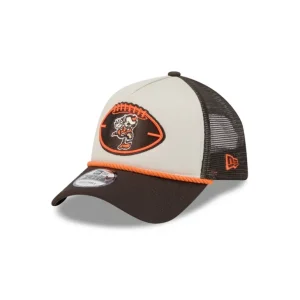 Best Cleveland Browns 2024 Historic Sideline 9FORTY AFrame Snapback Hat - KTGCaps - Baseball caps for various teams, purchased online at a discount