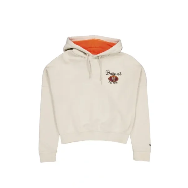 Hot Cleveland Browns 3rd Down Historic Womens Hoodie - KTGCaps - Baseball caps for various teams, purchased online at a discount