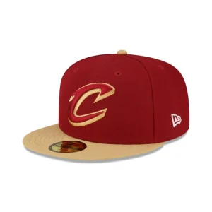 Best Sale Cleveland Cavaliers Basic Two Tone 59FIFTY Fitted Hat - KTGCaps - Baseball caps for various teams, purchased online at a discount