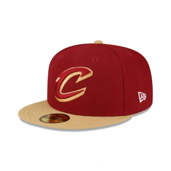 Best Sale Cleveland Cavaliers Basic Two Tone 59FIFTY Fitted Hat - KTGCaps - Baseball caps for various teams, purchased online at a discount
