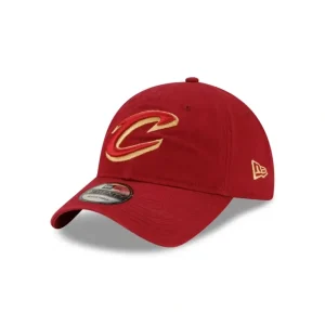 Best Sale Cleveland Cavaliers Red Core Classic 20 9TWENTY Adjustable Hat - KTGCaps - Baseball caps for various teams, purchased online at a discount