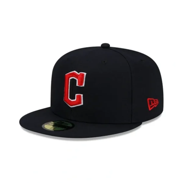 Outlet Cleveland Guardians Authentic Collection Road 59FIFTY Fitted Hat - KTGCaps - Baseball caps for various teams, purchased online at a discount