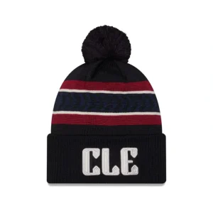 Shop Cleveland Guardians City Connect Pom Knit Hat - KTGCaps - Baseball caps for various teams, purchased online at a discount