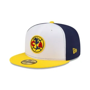 Shop Club América Navy 59FIFTY Fitted Hat - KTGCaps - Baseball caps for various teams, purchased online at a discount