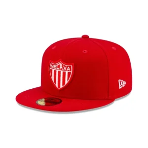 New Club Necaxa Red 59FIFTY Fitted Hat - KTGCaps - Baseball caps for various teams, purchased online at a discount