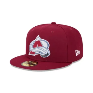 Outlet Colorado Avalanche 59FIFTY Fitted Hat - KTGCaps - Baseball caps for various teams, purchased online at a discount