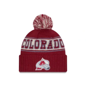 Sale Colorado Avalanche Retro Pom Knit Hat - KTGCaps - Baseball caps for various teams, purchased online at a discount
