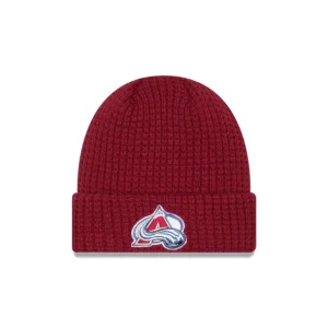 New Colorado Avalanche Waffle Knit Beanie - KTGCaps - Baseball caps for various teams, purchased online at a discount