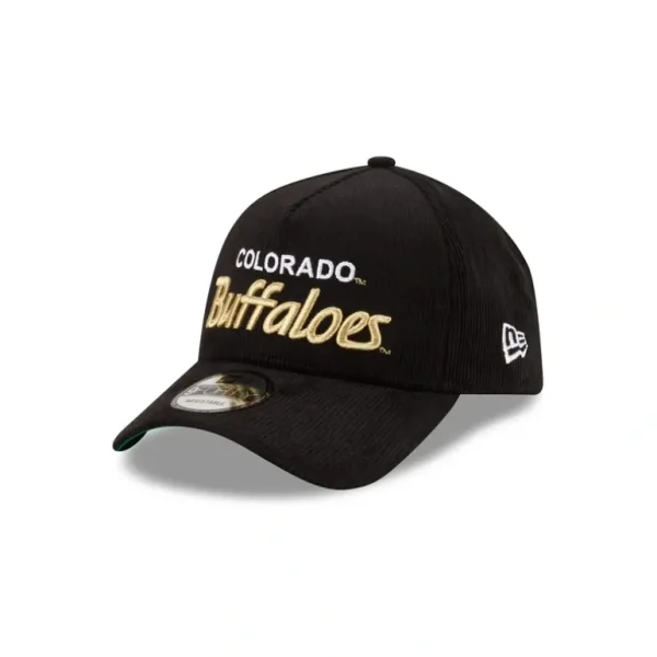 Best Colorado Buffaloes Collegiate Corduroy 9FORTY AFrame Snapback Hat - KTGCaps - Baseball caps for various teams, purchased online at a discount