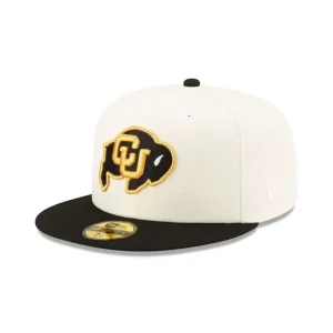 Store Colorado Buffaloes White 59FIFTY Fitted Hat - KTGCaps - Baseball caps for various teams, purchased online at a discount