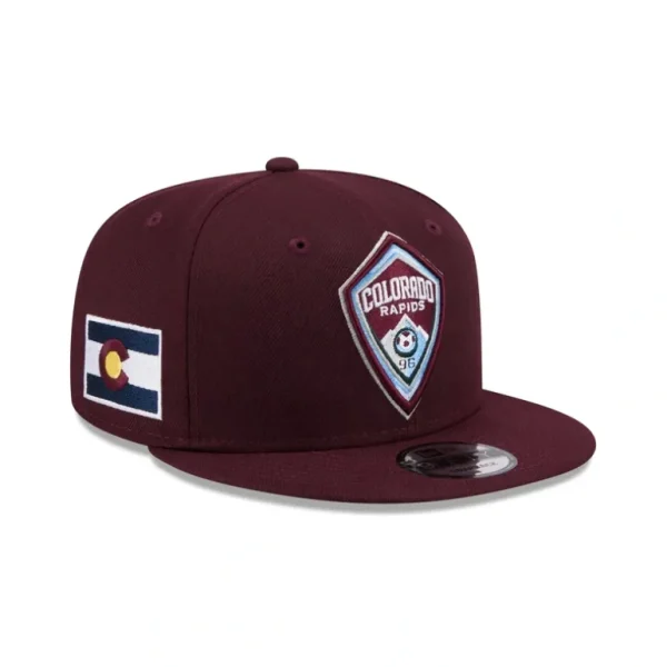 Shop Colorado Rapids 2024 Jersey Hook 9FIFTY Snapback Hat - KTGCaps - Baseball caps for various teams, purchased online at a discount