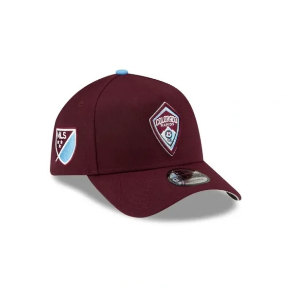 Discount Colorado Rapids 2024 MLS Kickoff 9FORTY AFrame Snapback Hat - KTGCaps - Baseball caps for various teams, purchased online at a discount