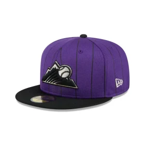 Sale Colorado Rockies 2024 Batting Practice 59FIFTY Fitted Hat - KTGCaps - Baseball caps for various teams, purchased online at a discount