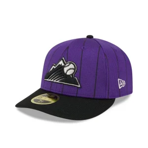 Store Colorado Rockies 2024 Batting Practice Low Profile 59FIFTY Fitted Hat - KTGCaps - Baseball caps for various teams, purchased online at a discount