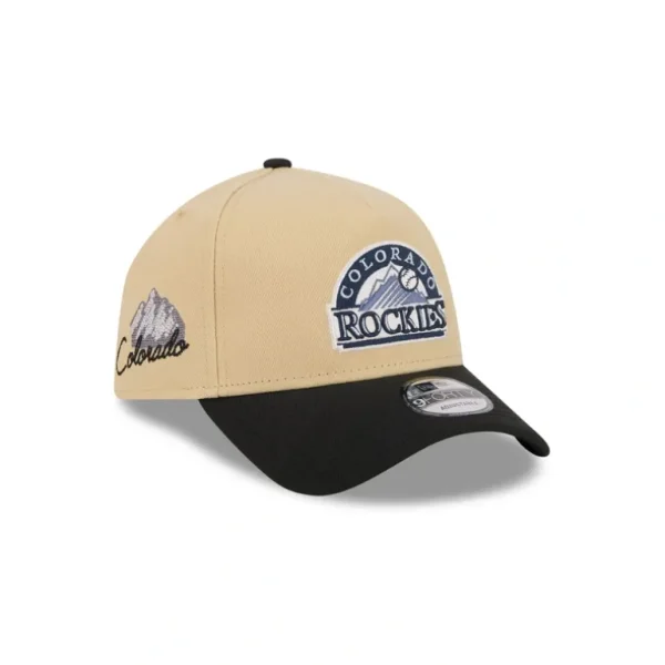 Outlet Colorado Rockies City Side Patch 9FORTY AFrame Snapback Hat - KTGCaps - Baseball caps for various teams, purchased online at a discount