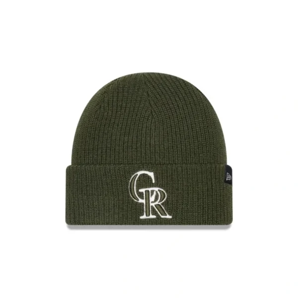 Best Colorado Rockies Green Merino Wool Knit Beanie - KTGCaps - Baseball caps for various teams, purchased online at a discount