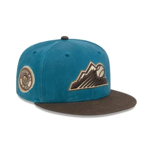 Online Colorado Rockies Indigo 59FIFTY Fitted Hat - KTGCaps - Baseball caps for various teams, purchased online at a discount