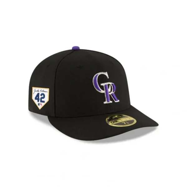 Best Sale Colorado Rockies Jackie Robinson Day 2024 Low Profile 59FIFTY Fitted H - KTGCaps - Baseball caps for various teams, purchased online at a discount