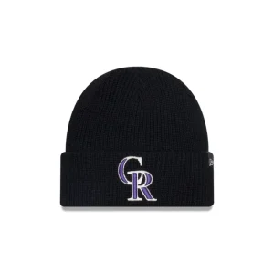 Outlet Colorado Rockies Merino Wool Knit Beanie - KTGCaps - Baseball caps for various teams, purchased online at a discount