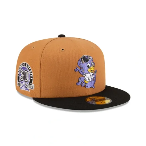 Best Colorado Rockies Mini Mascot 59FIFTY Fitted Hat - KTGCaps - Baseball caps for various teams, purchased online at a discount