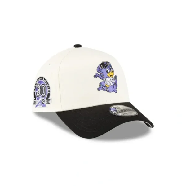 Outlet Colorado Rockies Mini Mascot 9FORTY AFrame Snapback Hat - KTGCaps - Baseball caps for various teams, purchased online at a discount