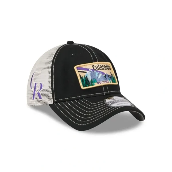 Best Sale Colorado Rockies State Souvenir 9TWENTY Trucker Hat - KTGCaps - Baseball caps for various teams, purchased online at a discount