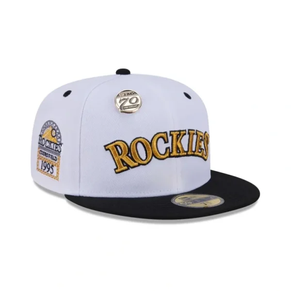 Sale Colorado Rockies 70th Anniversary 59FIFTY Fitted Hat - KTGCaps - Baseball caps for various teams, purchased online at a discount