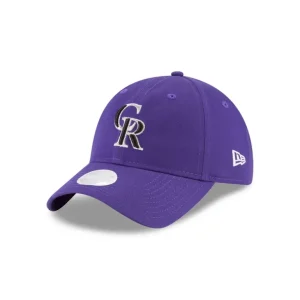 Sale Colorado Rockies Womens Core Classic Purple 9TWENTY Adjustable Hat - KTGCaps - Baseball caps for various teams, purchased online at a discount