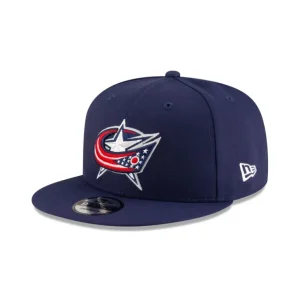 Store Columbus Blue Jackets Navy 9FIFTY Snapback Hat - KTGCaps - Baseball caps for various teams, purchased online at a discount