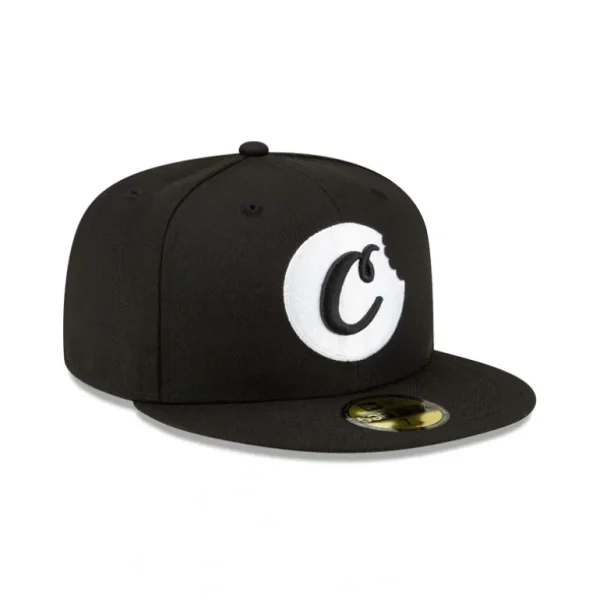 Best Sale Cookies Black Alt 59FIFTY Fitted Hat - KTGCaps - Baseball caps for various teams, purchased online at a discount