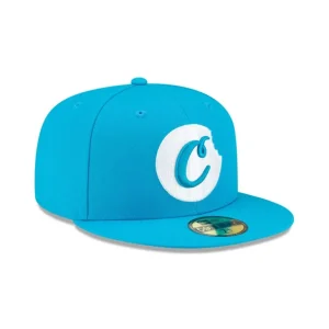Best Cookies Bright Blue Alt 59FIFTY Fitted Hat - KTGCaps - Baseball caps for various teams, purchased online at a discount