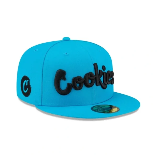 Outlet Cookies Bright Blue 59FIFTY Fitted Hat - KTGCaps - Baseball caps for various teams, purchased online at a discount
