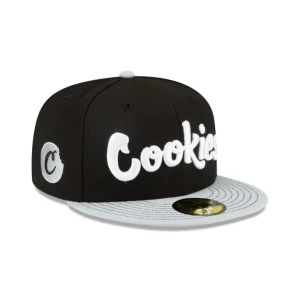 New Cookies Gray Visor 59FIFTY Fitted Hat - KTGCaps - Baseball caps for various teams, purchased online at a discount