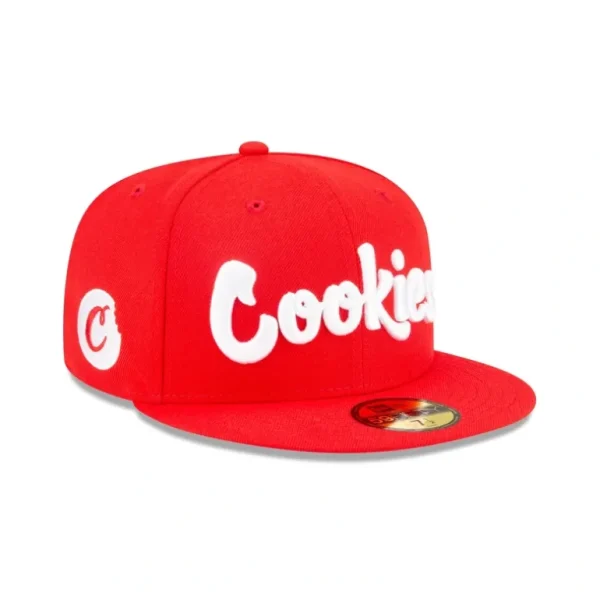 Outlet Cookies Red 59FIFTY Fitted Hat - KTGCaps - Baseball caps for various teams, purchased online at a discount
