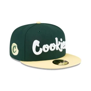 Shop Cookies Yellow Visor 59FIFTY Fitted Hat - KTGCaps - Baseball caps for various teams, purchased online at a discount