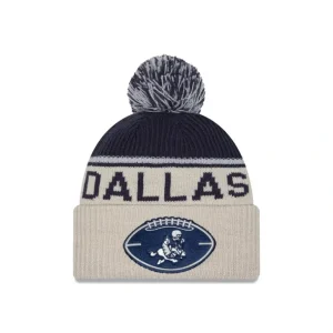 Outlet Dallas Cowboys 2024 Cold Weather Historic Pom Knit Hat - KTGCaps - Baseball caps for various teams, purchased online at a discount