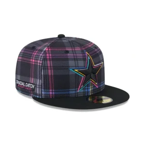Store Dallas Cowboys 2024 Crucial Catch 59FIFTY Fitted Hat - KTGCaps - Baseball caps for various teams, purchased online at a discount