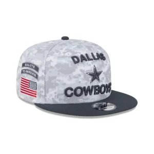 Best Dallas Cowboys 2024 Salute to Service 9FIFTY Snapback Hat - KTGCaps - Baseball caps for various teams, purchased online at a discount