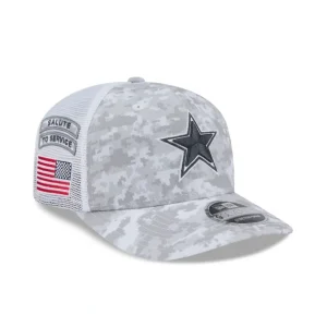 New Dallas Cowboys 2024 Salute to Service 9SEVENTY Trucker Hat - KTGCaps - Baseball caps for various teams, purchased online at a discount