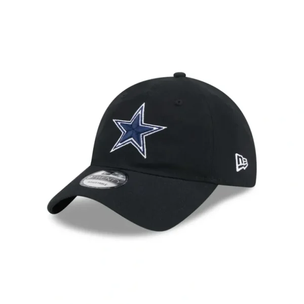 Discount Dallas Cowboys Black 9TWENTY Adjustable Hat - KTGCaps - Baseball caps for various teams, purchased online at a discount