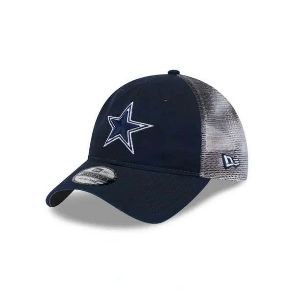 Online Dallas Cowboys Slick 9TWENTY Trucker Hat - KTGCaps - Baseball caps for various teams, purchased online at a discount