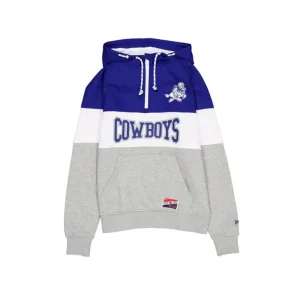 Store Dallas Cowboys Throwback Color Block Hoodie - KTGCaps - Baseball caps for various teams, purchased online at a discount
